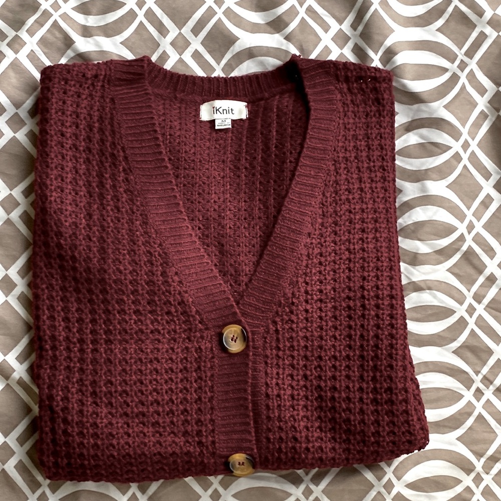 New Cable Cardigan Womens Medium